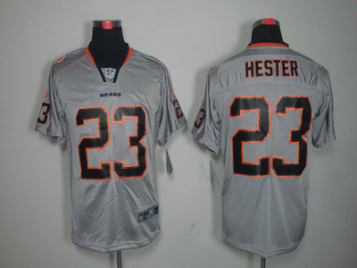 Nike Chicago Bears 23 Devin Hester Lights Out Gray Elite Jersey