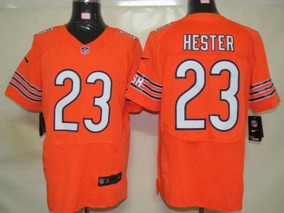Nike Chicago Bears 23 Devin Hester  Orange 2012 Nike NFL Elite Jersey