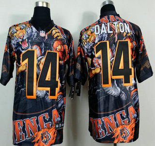 Nike Cincinnati Bengals #14 Andy Dalton 2014 Fanatic Fashion Elite Jersey