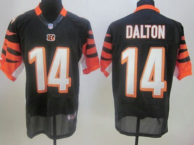 Cincinnati Bengals 14 Andy Dalton Black 2012 Nike NFL Elite Jerseys 