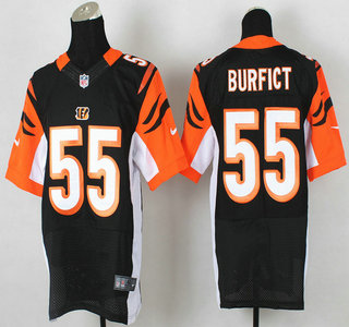 Nike Cincinnati Bengals #55 Vontaze Burfict Elite Black Jersey