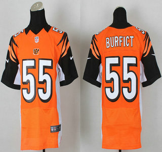 Nike Cincinnati Bengals #55 Vontaze Burfict Elite Orange Jersey