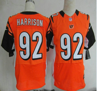 Nike Cincinnati Bengals #92 James Harrison Orange Elite Jersey