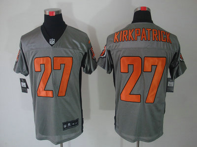 Nike Cincinnati Bengals 27 Dre Kirkpatrick Gray Elite Jersey 