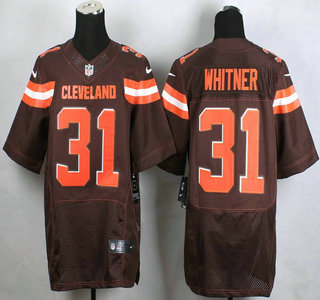 Nike Cleveland Browns #31 Donte Whitner 2015 Brown Elite Jersey