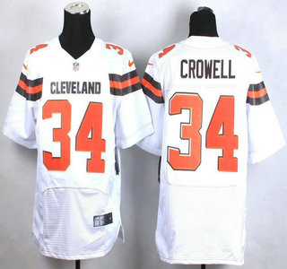 Nike Cleveland Browns #34 Isaiah Crowell 2015 White Elite Jersey