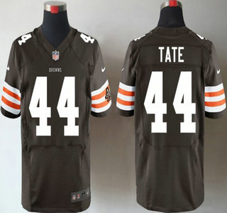 Nike Cleveland Browns #44 Ben Tate Brown Elite Jersey