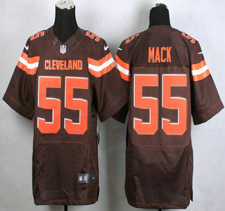 Nike Cleveland Browns #55 Alex Mack 2015 Brown Elite Jersey