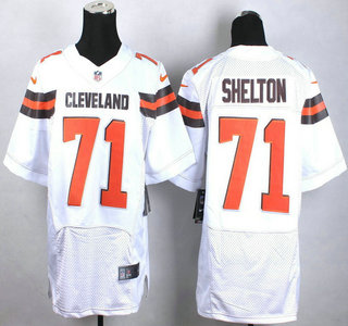 Nike Cleveland Browns #71 Danny Shelton 2015 White Elite Jersey