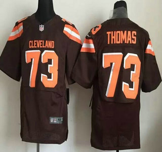 Nike Cleveland Browns #73 Joe Thomas 2015 Brown Elite Jersey