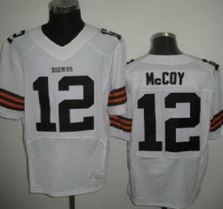 Nike Cleveland Browns 12 Colt McCoy Elite White Jersey
