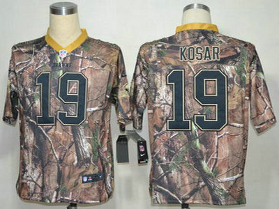 Nike Cleveland Browns 19 Bernie Kosar Camo Realtree Jersey
