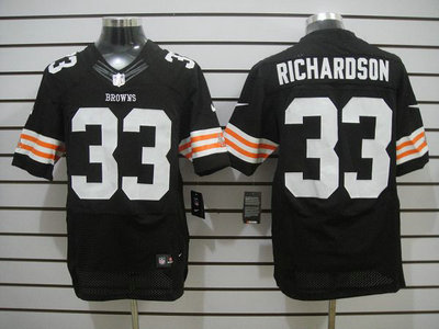 Cleveland Browns 33 Trent Richardson Brown 2012 Nike NFL Elite Jerseys