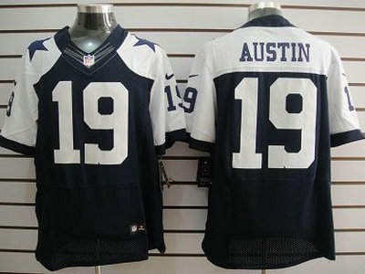 Nike Dallas Cowboys 19 Miles Austin Blue Thanksgiving 2012 Nike NFL Elite Jerseys