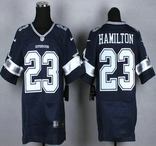 Nike Dallas Cowboys #23 Jakar Hamilton Blue Elite Jersey
