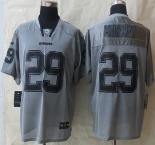 Nike Dallas Cowboys #29 DeMarco Murray Lights Out Grey Elite Jersey