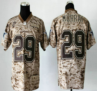 Nike Dallas Cowboys #29 DeMarco Murray US.Mccuu 2013 Camo Elite Jersey