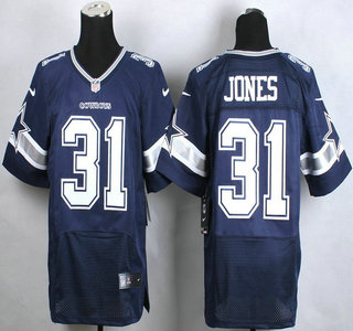 Nike Dallas Cowboys #31 Byron Jones Blue Elite Jersey