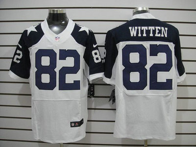 Nike Dallas Cowboys 82 Jason Witten White Thankgivings Elite Jerseys