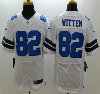 Nike Dallas Cowboys #82 Jason Witten White Elite Jersey