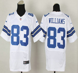 Nike Dallas Cowboys #83 Terrance Williams White Elite Jersey