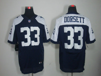 Nike Dallas cowboys 33 Tony Dorsett Blue Thanksgiving Elite Jersey