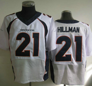 Nike Denver Broncos #21 Ronnie Hillman 2013 New Style White Elite Jersey
