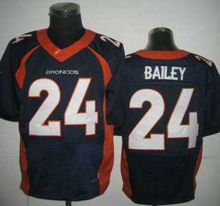 Nike Denver Broncos #24 Champ Bailey 2013 Blue Elite Jersey