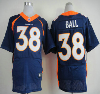 Nike Denver Broncos #38 Montee Ball 2013 Blue Elite Jersey