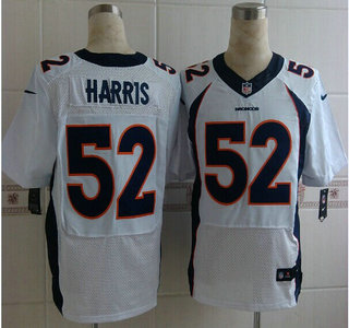 Nike Denver Broncos #52 Jerrell Harris 2013 New Style White Elite Jersey