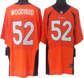 Nike Denver Broncos #52 Wesley Woodyard 2013 Orange Elite Jersey