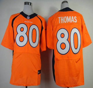 Nike Denver Broncos #80 Julius Thomas 2013 Orange Elite Jersey