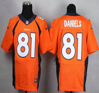 Nike Denver Broncos #81 Owen Daniels 2013 Orange Elite Jersey