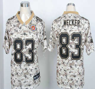 Nike Denver Broncos #83 Wes Welker 2013 Camo Elite Jersey
