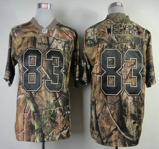 Nike Denver Broncos #83 Wes Welker Camo Elite Jersey