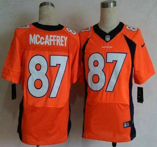 Nike Denver Broncos #87 Ed McCaffrey 2013 Orange Elite Jersey