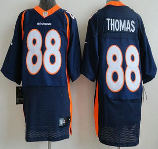 Nike Denver Broncos #88 Demaryius Thomas Blue Elite NFL Jerseys 2013 New Style