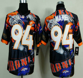 Nike Denver Broncos #94 DeMarcus Ware 2014 Fanatic Fashion Elite Jersey