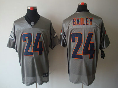 Nike Denver Broncos 24 Champ Bailey Grey Shadow 2012 Nike NFL Elite Jersey