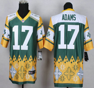 Nike Green Bay Packers #17 Davante Adams 2015 Noble Fashion Elite Jersey