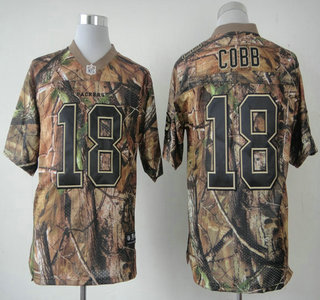 Nike Green Bay Packers #18 Randall Cobb Camo Elite Jersey