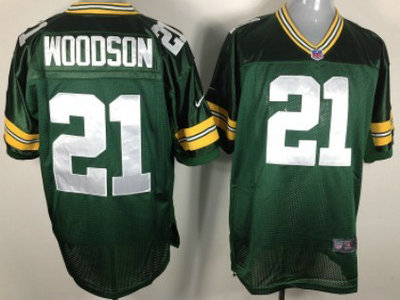 Green Bay Packers 21 Charles Woodson Green 2012 Nike NFL Elite Jerseys 