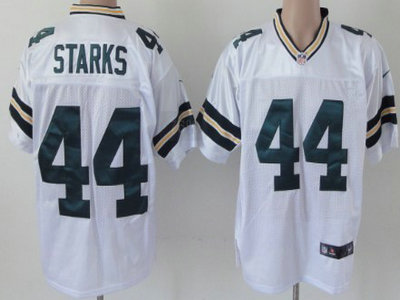 Nike Green Bay Packers 44 James Starks White 2012 Nike NFL Elite Jerseys
