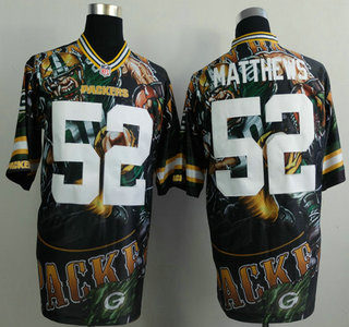 Nike Green Bay Packers #52 Clay Matthews 2014 Fanatic Fashion Elite Jersey