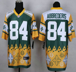 Nike Green Bay Packers #84 Jared Abbrederis 2015 Noble Fashion Elite Jersey