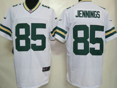 Nike Green Bay Packers 85 Greg Jennings White 2012 Nike NFL Elite Jersey