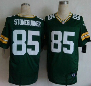 Nike Green Bay Packers #85 Jake Stoneburner Green Elite Jersey