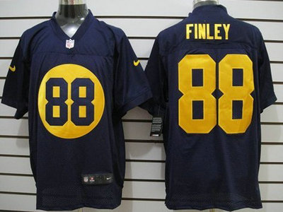 Green Bay Packers 88 Jermichael Finley Navy Blue 2012 Nike NFL Elite Jerseys