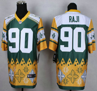 Nike Green Bay Packers #90 B.J. Raji 2015 Noble Fashion Elite Jersey