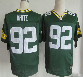 Nike Green Bay Packers #92 Reggie White Green Elite NFL Jerseys
